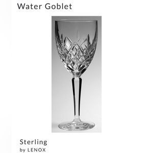 Set of Sterling by Lenox fine crystal glasses. REDUCED!!!